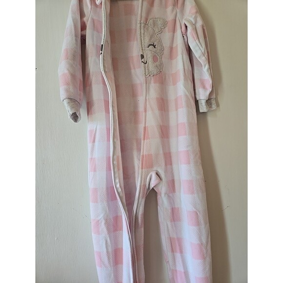 Carter's Puppy Face Long Sleeve Sleeper Size 4T Zippered Footie PJs Girl Toddler - Picture 9 of 13